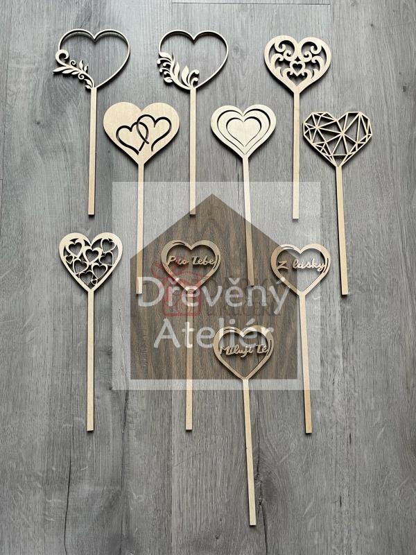 Srdce zapichovací 3