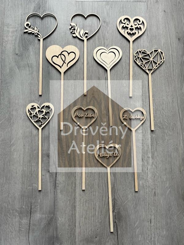 Srdce zapichovací 1