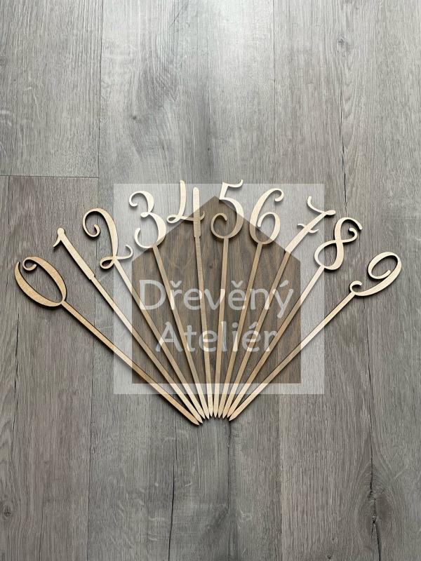 Zápich s číslem 7