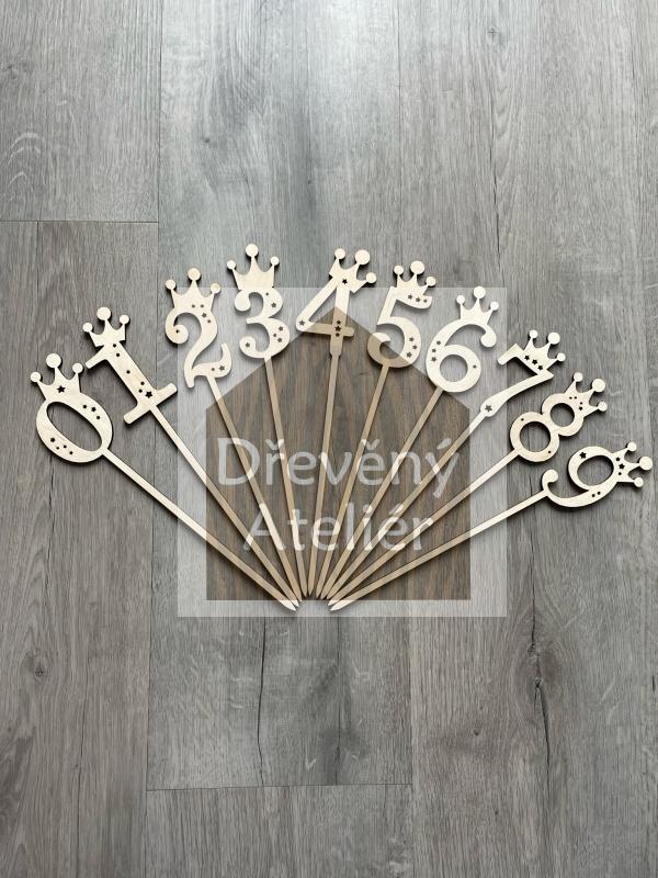 Zápich s číslem 1