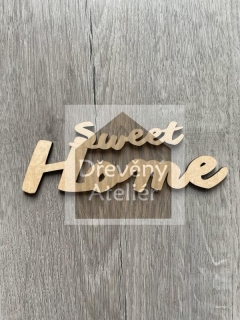 Dřevěný nápis Sweet Home