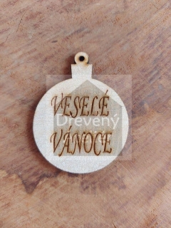 Ozdoba Veselé vánoce